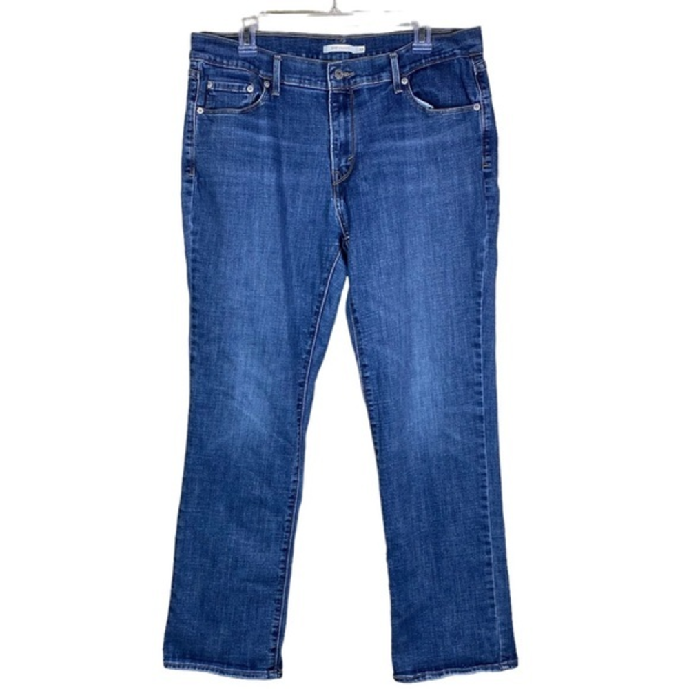 Levi’s women’s 505 straight leg denim stretch‎ jeans size 33